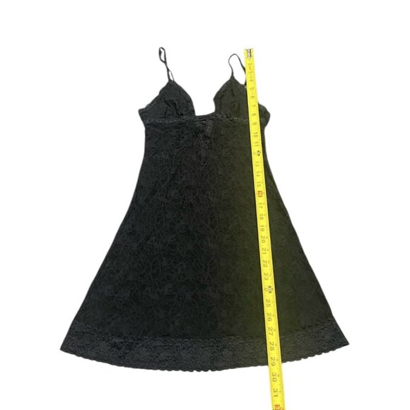 Y2K Victoria Secret The Lacie Black Slip Dress Chemise VTG Womens M NWT - Picture 4 of 7